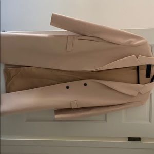 Gorgeous blush pink wool blend coat